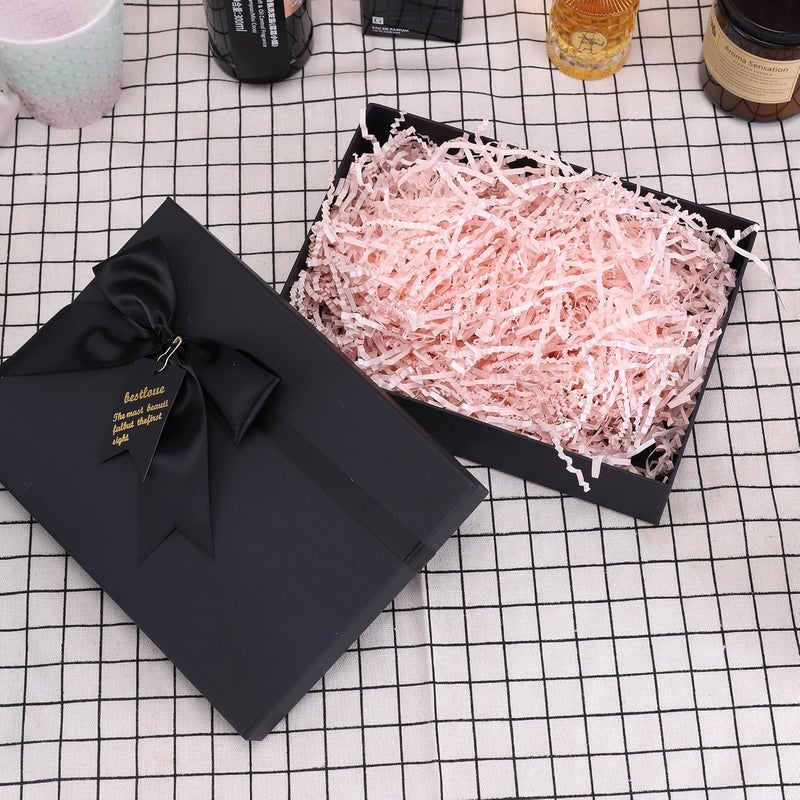 hasumcol 2.2LB - Crinkle Cut Shredded Paper for Gift Box Baskets, Paper Shred Filler Package Stuffing for Christmas Birthday Wedding Packing Materials - Image 3
